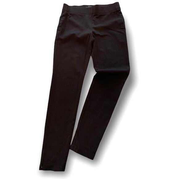 0 Ann Taylor Pull on Women's Elastic Waist Stretch Pants 26" Inseam Fitted - Picture 1 of 7